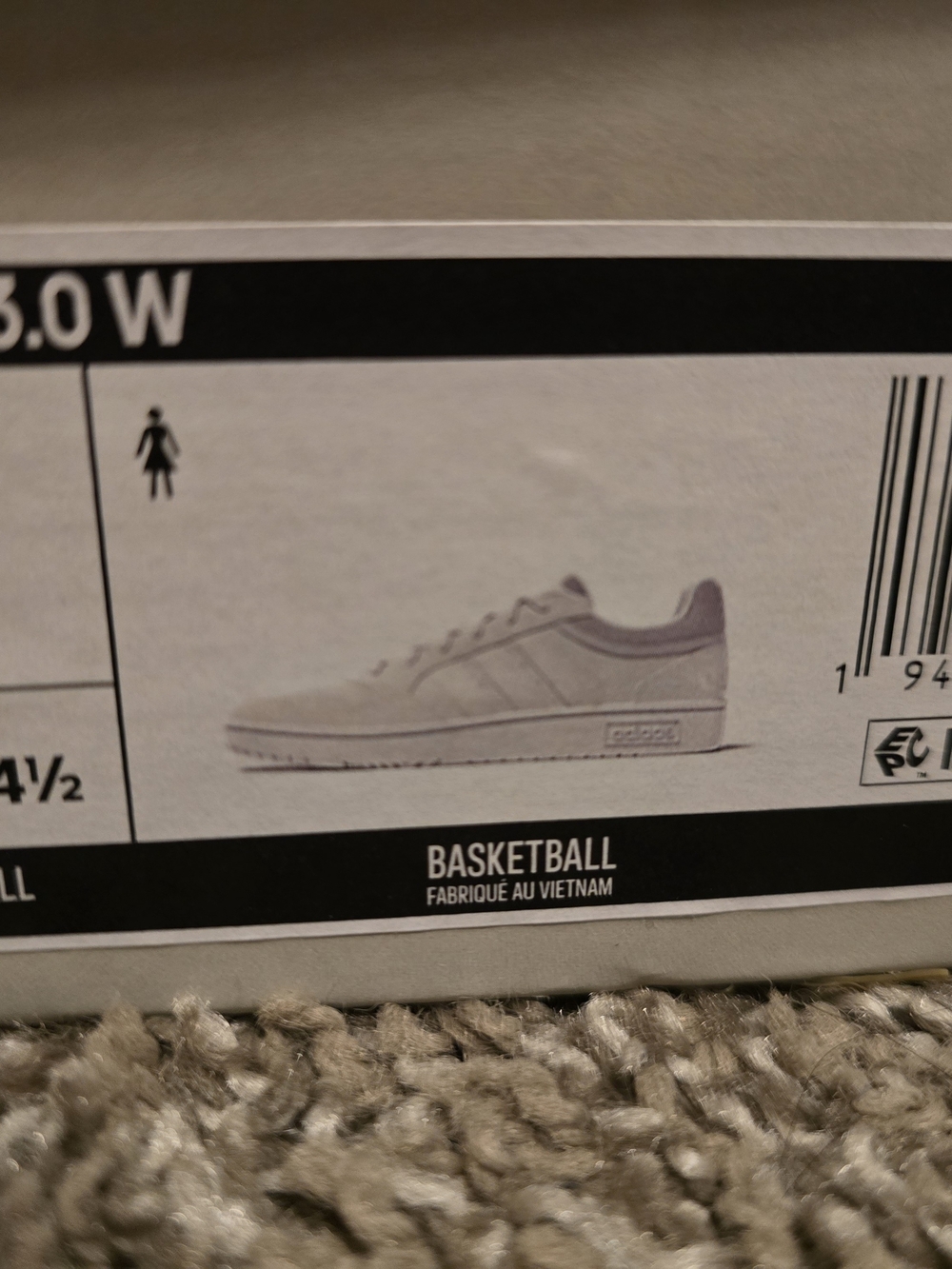 adidas Women's Light Gray Basketball Sneakers